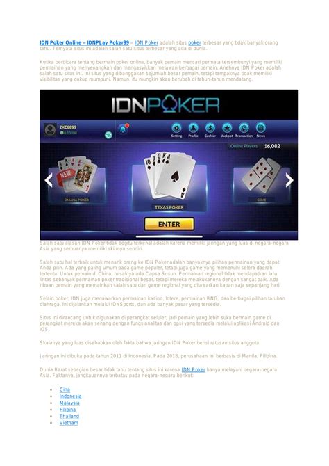 cheat idn poker online